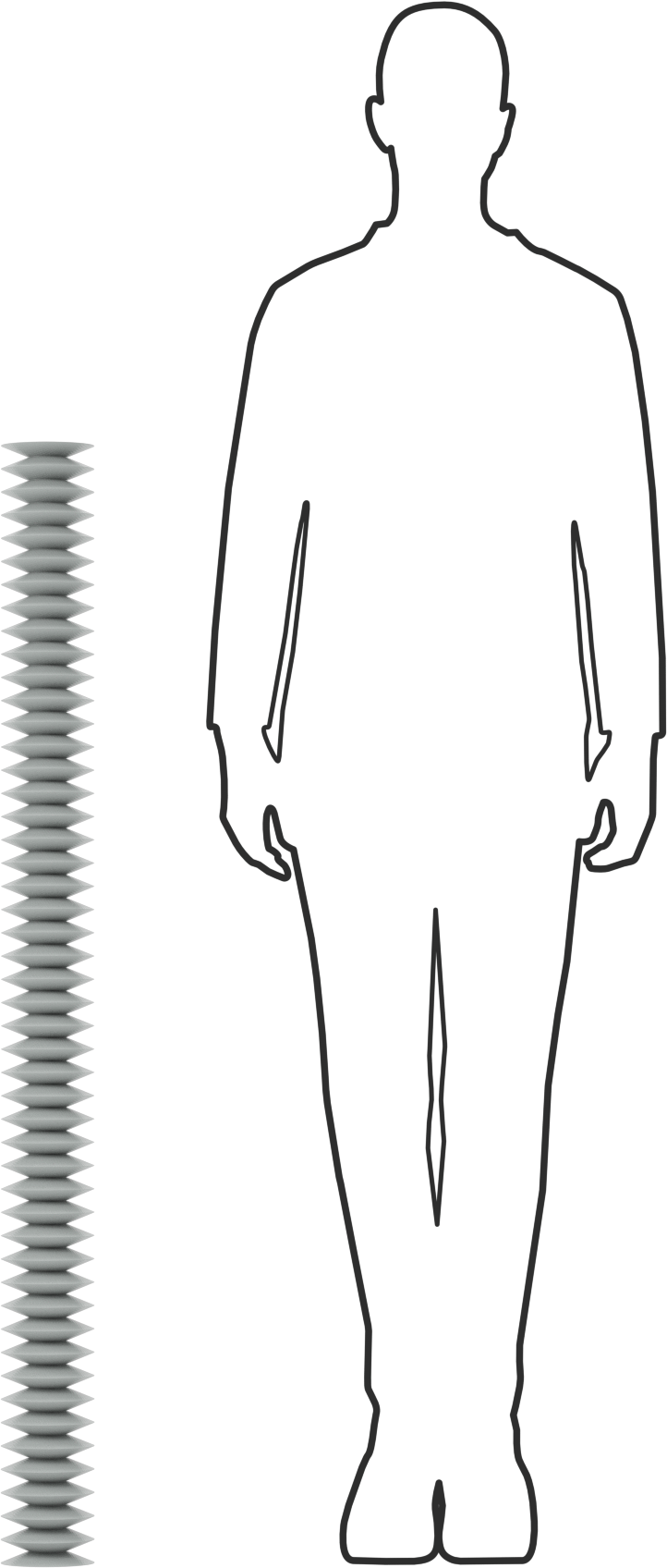 Yüksek Sıcaklığa Dayanıklı Nefes Alabilir Yuvarlak Körük, Flanşlı Uçlu, 1-1/2" ID x 4" OD, 4 Ayak Uzatılmış Uzunluk