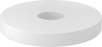 Delrin® Asetal Plastik Pul, 00 Numaralı Vida Boyutu için, 0.050" ID, 0.190" OD
