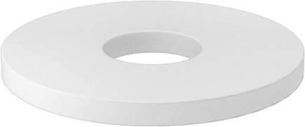 Delrin® Asetal Plastik Pul, 0 Numaralı Vida Boyutu için, 0.062" ID, 0.187" OD