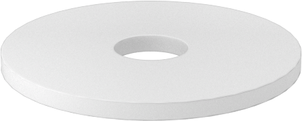 Delrin® Asetal Plastik Pul, 0 Numaralı Vida Boyutu için, 0.062" ID, 0.250" OD