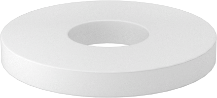 Delrin® Asetal Plastik Pul, 2 Numaralı Vida Boyutu için, 0.094" ID, 0.250" OD