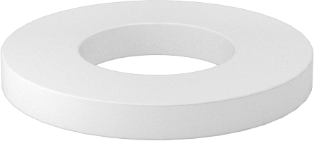 Delrin® Asetal Plastik Pul, 6 numaralı vida boyutu için, 0.156" ID, 0.312" OD