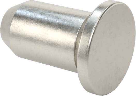 Sabit Pimler, A286 Paslanmaz Çelik, 1,500 mm Çap, 3 mm Uzunluk, Mpp-1.5mm-3