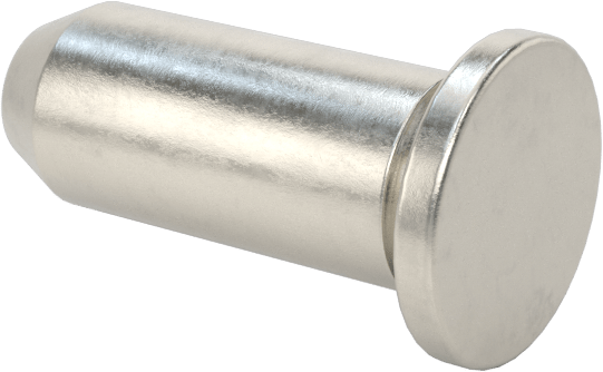 Sabit Pimler, A286 Paslanmaz Çelik, 1,500 mm Çap, 4 mm Uzunluk, Mpp-1.5mm-4