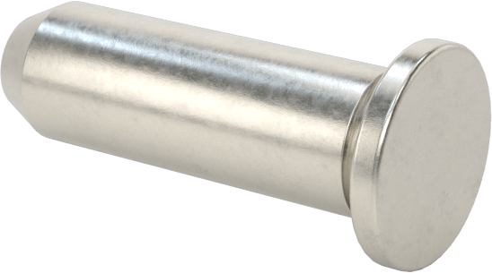 Sabit Pimler, A286 Paslanmaz Çelik, 1,500 mm Çap, 5 mm Uzunluk, Mpp-1.5mm-5