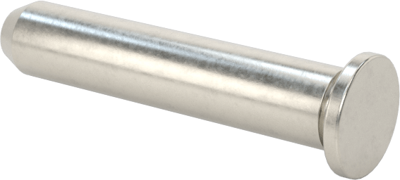 Sabit Pimler, A286 Paslanmaz Çelik, 1,500 mm Çap, 8 mm Uzunluk, Mpp-1.5mm-8