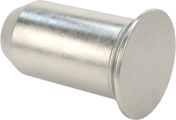 Sabit Pimler, 18-8 Paslanmaz Çelik, 1/4" Çap, 1/2" Uzunluk, Tps-250-8