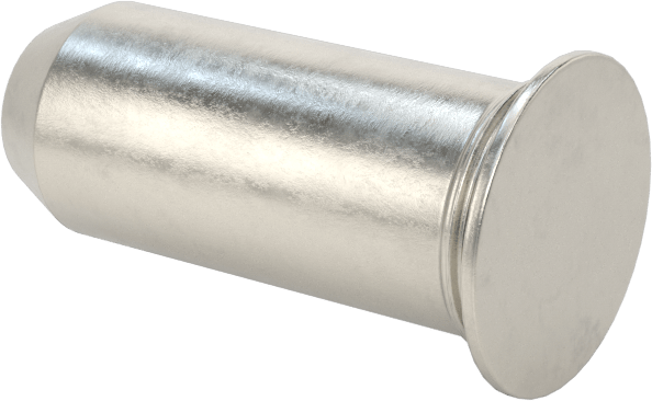 Sabit Pimler, 18-8 Paslanmaz Çelik, 1/4" Çap, 5/8" Uzunluk, Tps-250-10