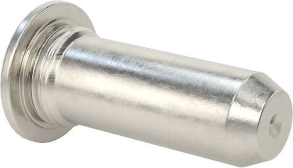 Sabit Pimler, 400 Serisi Paslanmaz Çelik, 1/8" Çap, 3/8" Uzunluk, TP4-125-6