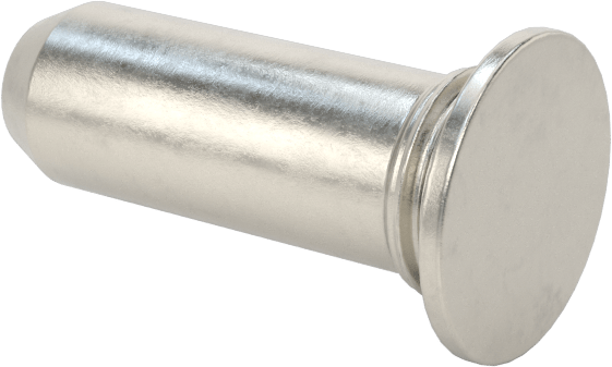 Sabit Pimler, 400 Serisi Paslanmaz Çelik, 1/8" Çap, 3/8" Uzunluk, TP4-125-6