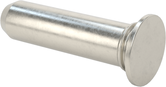 Sabit Pimler, 400 Serisi Paslanmaz Çelik, 1/8" Çap, 1/2" Uzunluk, TP4-125-8