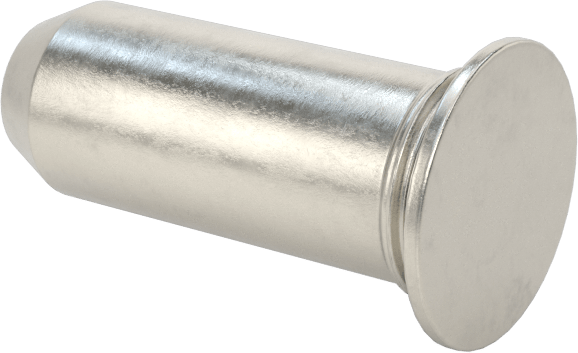 Sabit Pimler, 400 Serisi Paslanmaz Çelik, 3/16" Çap, 1/2" Uzunluk, TP4-187-8