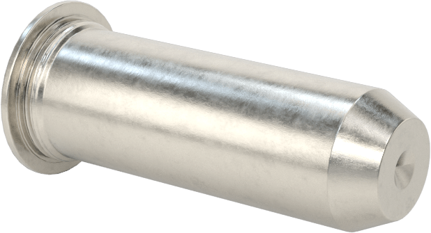 Sabit Pimler, 400 Serisi Paslanmaz Çelik, 1/4" Çap, 3/4" Uzunluk, TP4-250-12