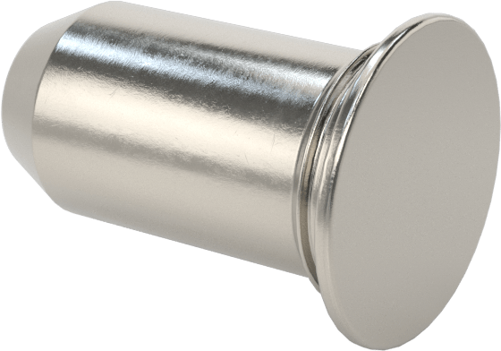 Sabit Pimler, 18-8 Paslanmaz Çelik, 5 mm Çap, 10 mm Uzunluk, Tps-5mm-10