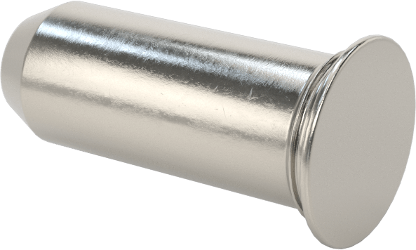 Sabit Pimler, 18-8 Paslanmaz Çelik, 6 mm Çap, 16 mm Uzunluk, Tps-6mm-16
