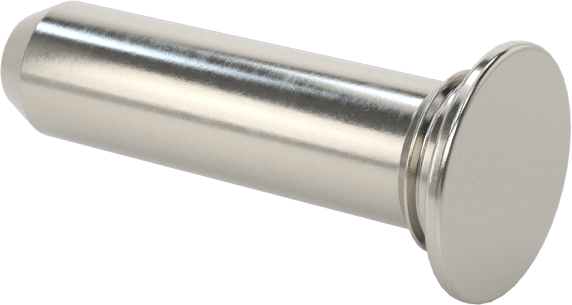 Sabit Pimler, 400 Serisi Paslanmaz Çelik, 3 mm Çap, 12 mm Uzunluk, TP4-3mm-12
