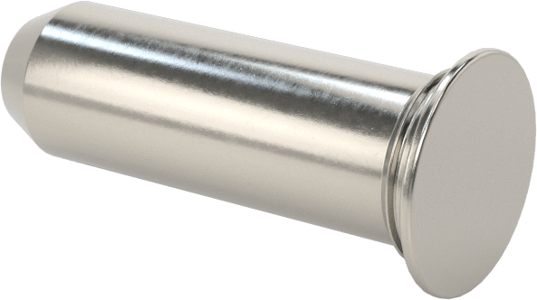 Sabit Pimler, 400 Serisi Paslanmaz Çelik, 5 mm Çap, 16 mm Uzunluk, TP4-5mm-16