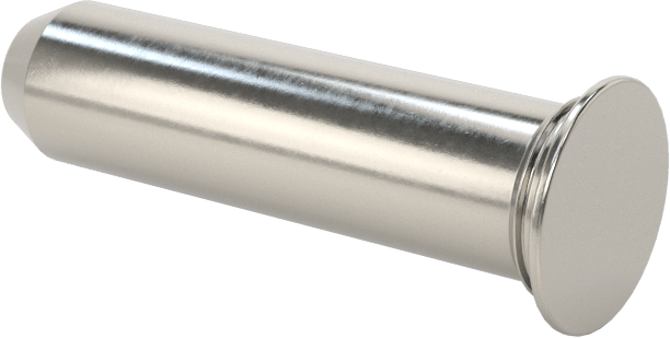 Sabit Pimler, 400 Serisi Paslanmaz Çelik, 5 mm Çap, 20 mm Uzunluk, TP4-5mm-20