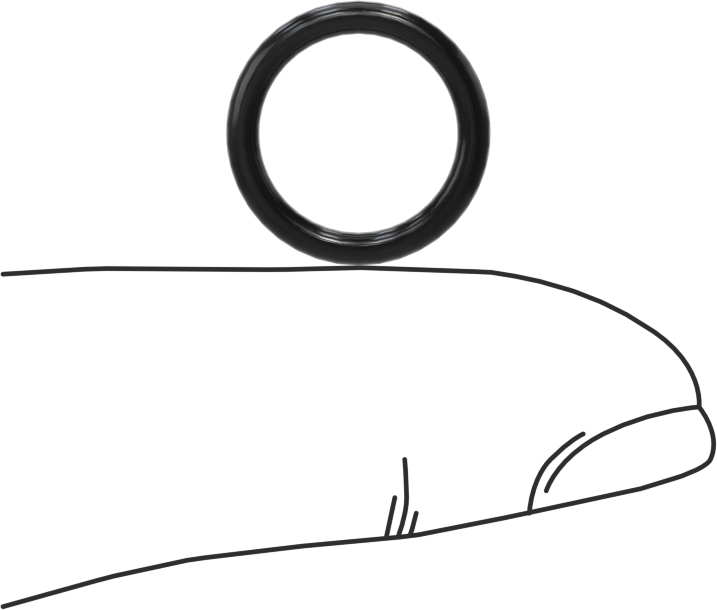 Ultra Kimyasal Dayanıklı Dupont Kalrez 4079 O-Ring, 1/16 Kesirli Genişlik, Dash Numarası 013