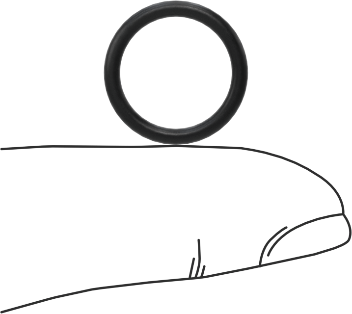 Ultra Kimyasal Dayanıklı Dupont Kalrez 4079 O-Ring, 1/16 Kesirli Genişlik, Dash Numarası 014