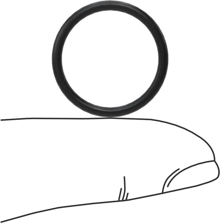 Ultra Kimyasal Dayanıklı Dupont Kalrez 4079 O-Ring, 1/16 Kesirli Genişlik, Dash Numarası 017