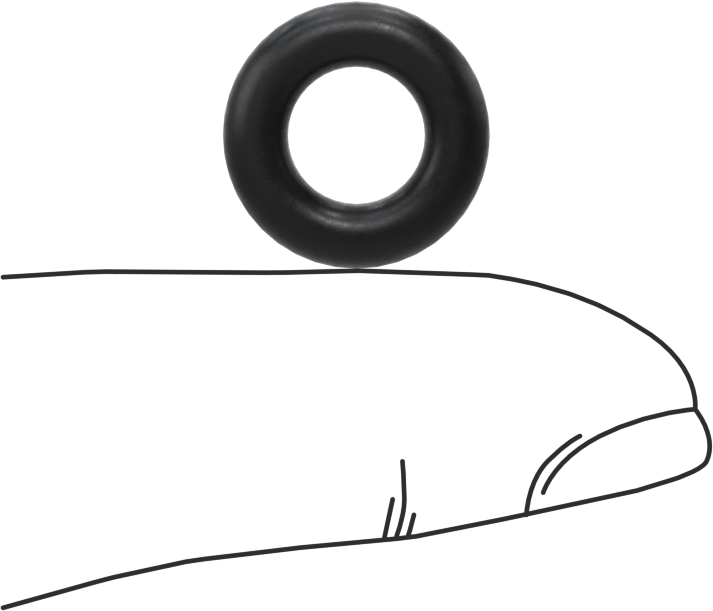 Ultra Kimyasal Dayanıklı Dupont Kalrez 4079 O-Ring, 1/8 Kesirli Genişlik, Dash No. 203