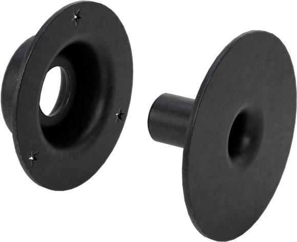 Kumaş Çıtçıt, Siyah Oksit Pirinç, 1/2" Çıtçıt Çapı