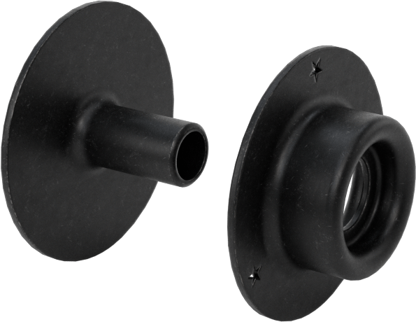 Kumaş Çıtçıt, Siyah Oksit Pirinç, 1/2" Çıtçıt Çapı