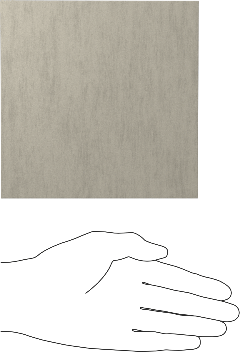 Suya Dayanıklı Aramid/SBR Conta Malzemesi, 1/8" Kalınlık, 6" x 6"