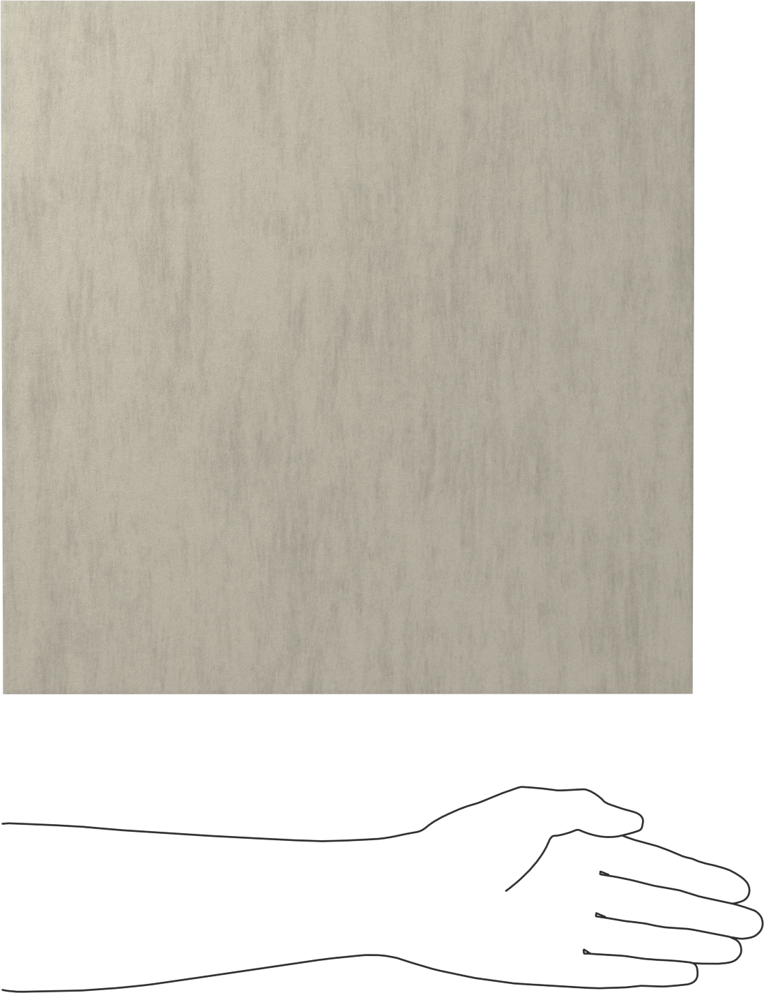 Suya Dayanıklı Aramid/SBR Conta Malzemesi, 3/32" Kalınlık, 15" x 15"