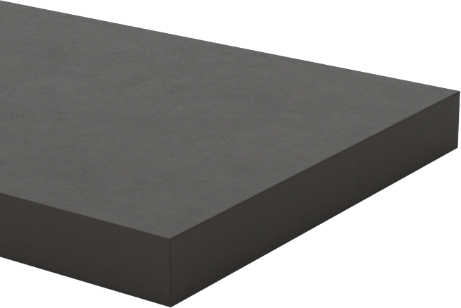 Yüksek Sıcaklık Yüksek Basınçlı Grafit Conta Malzemesi, Yapışkan Arka Yüzlü, 1“ Genişlik x 24” Uzunluk Levha, 1/8" Kalınlık