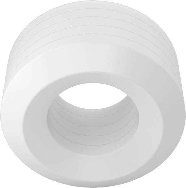 1/2“ iç çap x 1” dış çap PTFE istiflenebilir V-halkalı salmastra contası için V-halkası