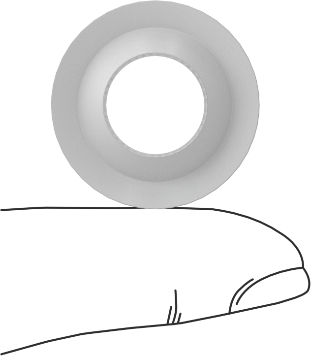 1/2“ iç çap x 1” dış çap PTFE istiflenebilir V-halkalı salmastra contası için V-halkası