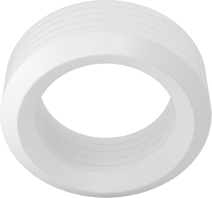 1 inç iç çap x 1-1/2 inç dış çap PTFE istiflenebilir V-halkalı salmastra contası