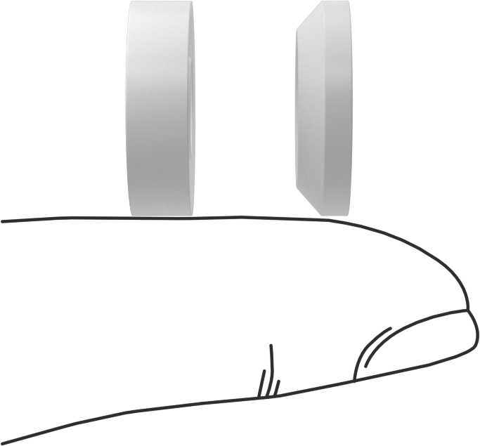 5/16“ İç Çap x 11/16” Dış Çap PTFE İstiflenebilir V-Halka Sızdırmazlık Contası için 1 Erkek ve 1 Dişi Adaptör