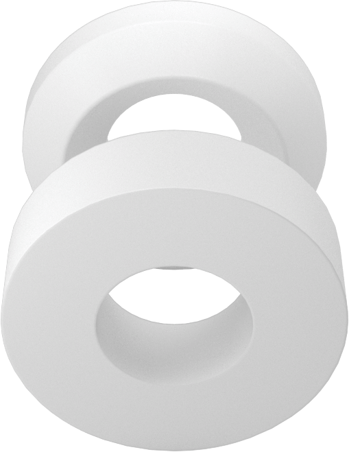 5/16“ İç Çap x 11/16” Dış Çap PTFE İstiflenebilir V-Halka Sızdırmazlık Contası için 1 Erkek ve 1 Dişi Adaptör