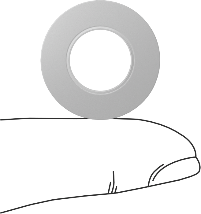 1/2“ İç Çap x 7/8” Dış Çap PTFE İstiflenebilir V-Halka Sızdırmazlık Contası için Bir Erkek ve Bir Dişi Adaptör