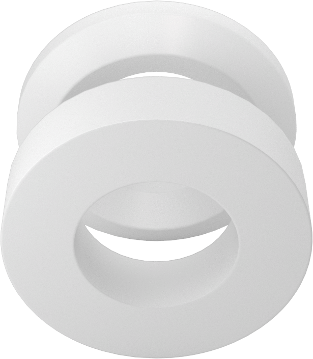 9/16“ iç çap x 1-1/16” dış çap PTFE istiflenebilir V-halka salmastra contası için 1 erkek ve 1 dişi adaptör
