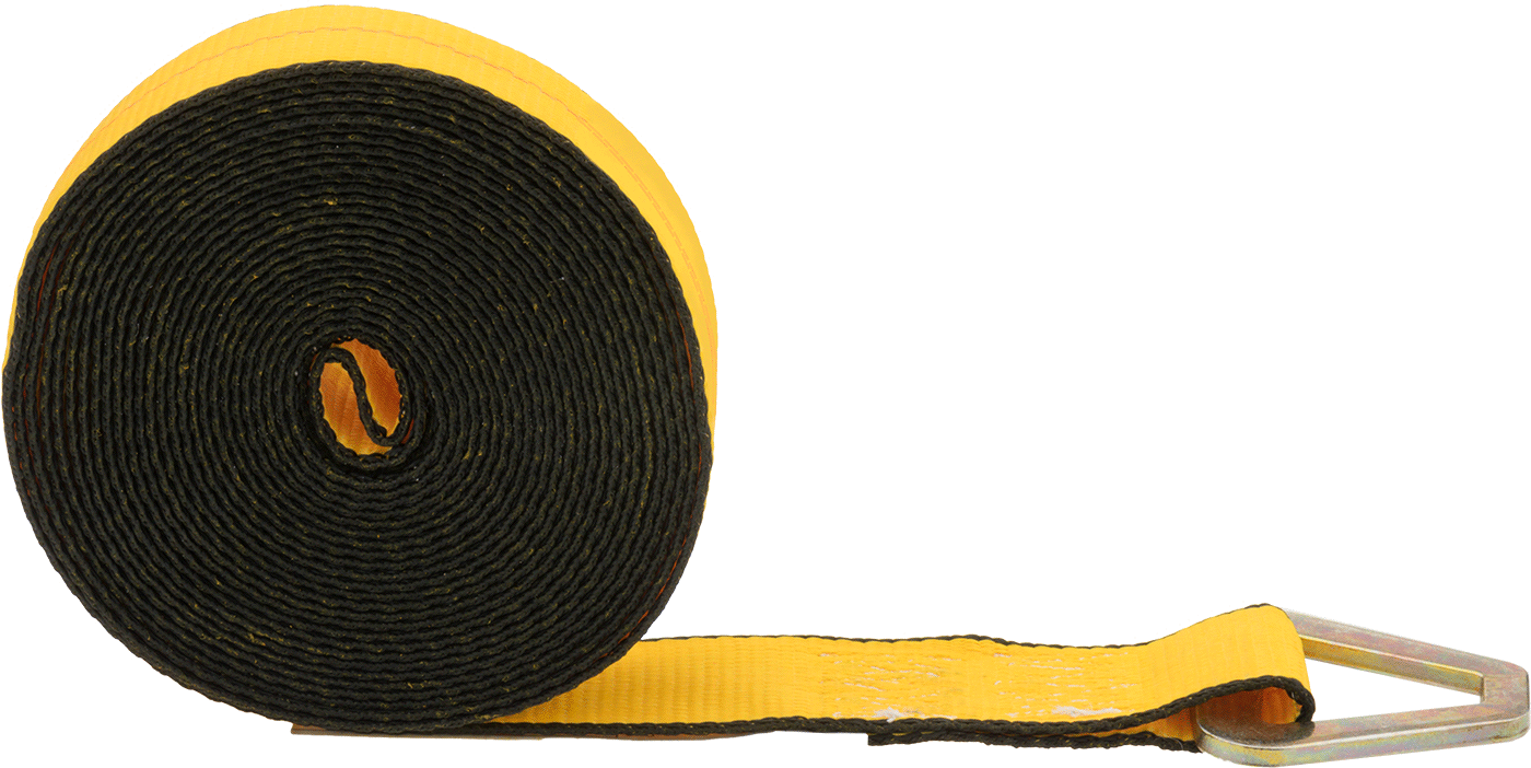 Polyester Dokuma, Halka-Düz Uç, 2 inç Genişlik, 30 ft. Uzunluk