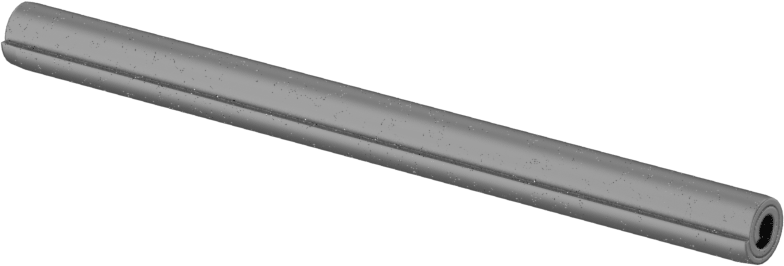 Ağır Hizmet Tipi Sarmal Yay Pimi, 1070-1095 Karbon Çelik, 3/16" Çap, 2-1/2" Uzunluk
