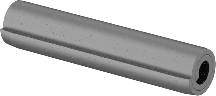 Ağır Hizmet Tipi Sarmal Yay Pimi, 1070-1095 Karbon Çelik, 5/16" Çap, 1-1/2" Uzunluk