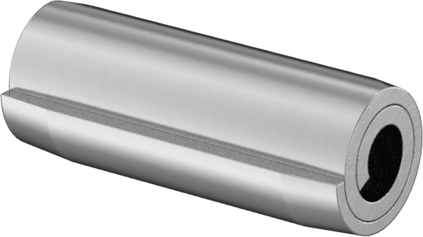 Ağır Hizmet Tipi 420 Paslanmaz Çelik Sarmal Yaylı Pimler, 3/32" Çap, 1/4" Uzunluk