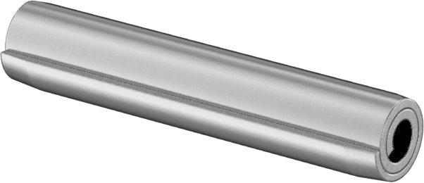 Ağır Hizmet Tipi 420 Paslanmaz Çelik Sarmal Yaylı Pimler, 3/32" Çap, 1/2" Uzunluk