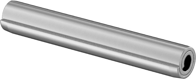 Ağır Hizmet Tipi 420 Paslanmaz Çelik Sarmal Yaylı Pimler, 3/16" Çap, 1-1/4" Uzunluk