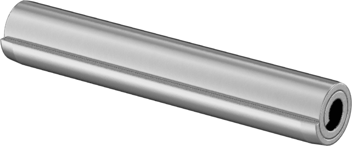 Ağır Hizmet Tipi 420 Paslanmaz Çelik Sarmal Yaylı Pimler, 1/4" Çap, 1-1/2" Uzunluk