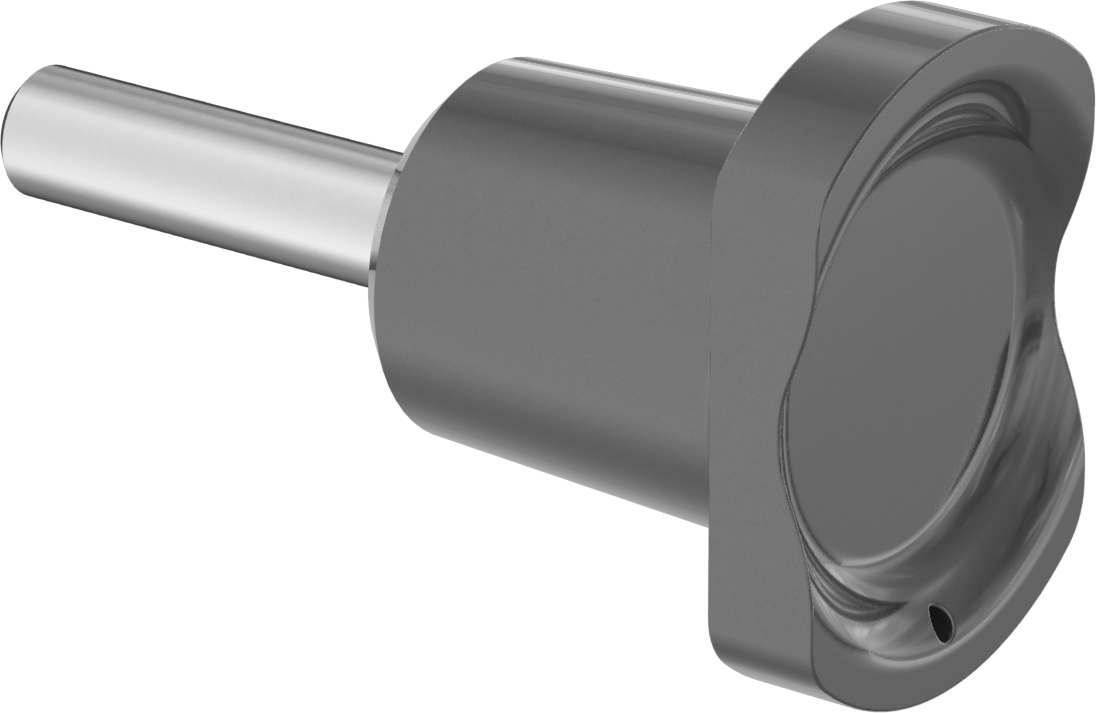 Manyetik Düğmeli Hızlı Açma Pimi, 18-8 Paslanmaz Çelik, 3/8" Çap, 1-1/2" Kullanılabilir Uzunluk
