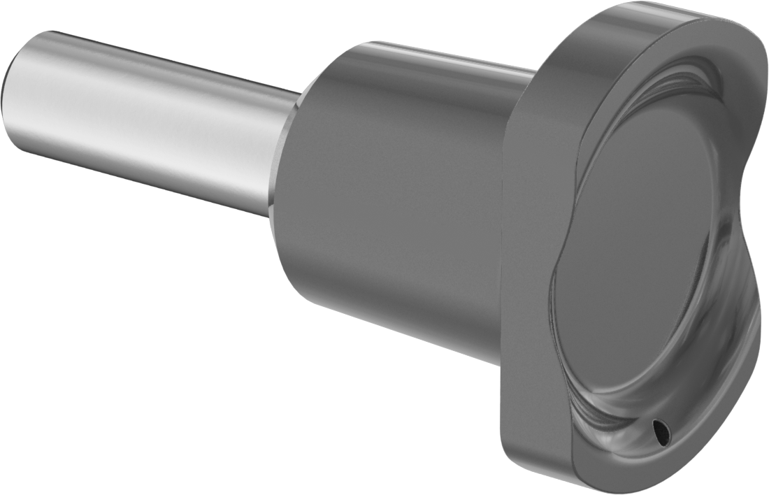 Manyetik Düğmeli Hızlı Açma Pimi, 18-8 Paslanmaz Çelik, 1/2" Çap, 1-1/2" Kullanılabilir Uzunluk