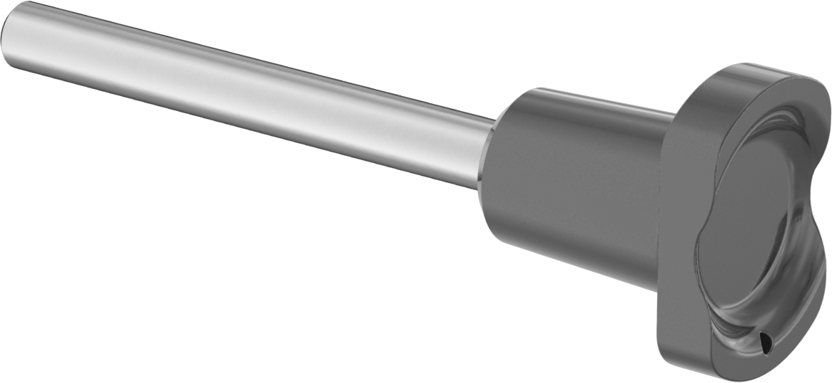 Manyetik Düğmeli Hızlı Açma Pimi, 18-8 Paslanmaz Çelik, 8 mm Çap, 70 mm Kullanılabilir Uzunluk