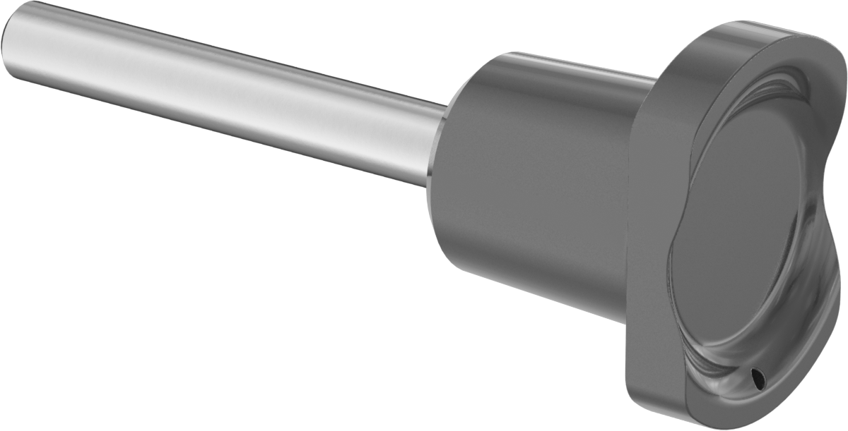 Manyetik Düğmeli Hızlı Açma Pimi, 18-8 Paslanmaz Çelik, 10 mm Çap, 70 mm Kullanılabilir Uzunluk