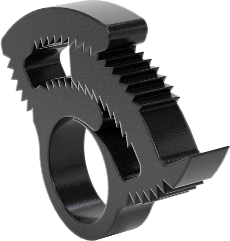 Kolay Takılan Çift Çıtçıtlı Kelepçeler, Sert Hortum ve Tüp için, 3/8“ ila 13/32” Kelepçe İç Çapı